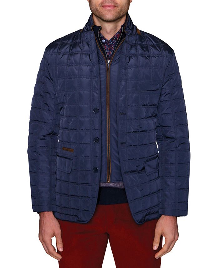 TailorByrd Men's Big and Tall Classic Quilted Jacket Macy's
