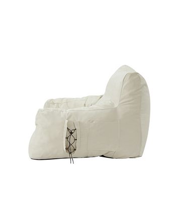 Loungie Comfy Nylon Foam Lounge Chair - Macy's
