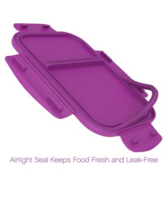 Small Divided Glass Food Storage Container