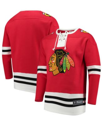 blackhawks lace jersey