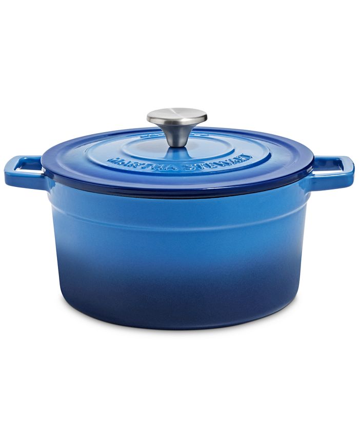 Martha Stewart Collection 4Qt. Enameled Cast Iron Round Dutch Oven