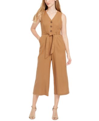 calvin klein cropped jumpsuit