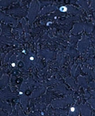 Women's Sequin Embellished Lace Top Gown