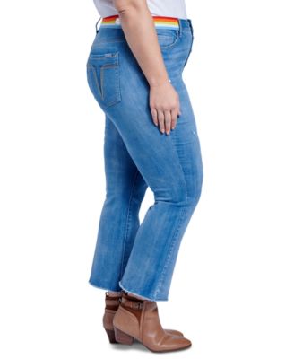 rainbow plus size jeans