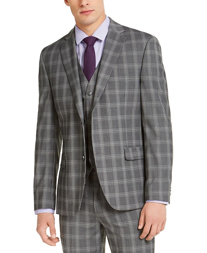 Macy's alfani slim fit sale suit