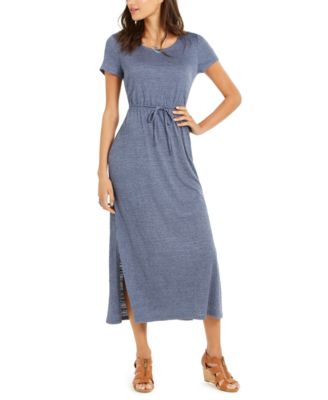 macys maxi dresses with sleeves