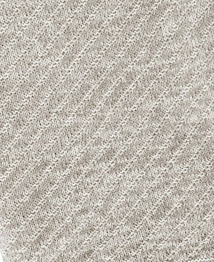 Cole CLOSEOUT! Essentials Chunky Knit Grey Throw Macy's