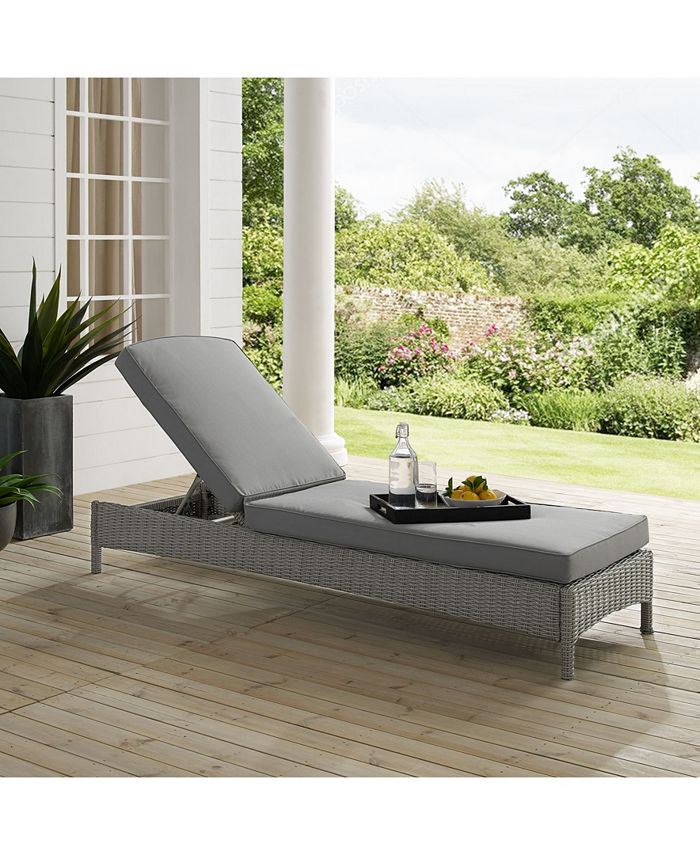 Crosley Bradenton Outdoor Wicker Chaise Lounge & Reviews Furniture