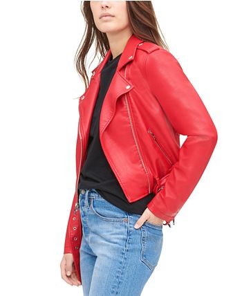 Edc biker jacket discount 81% WOMEN FASHION Jackets Leatherette Pink M 