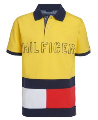 yellow tommy hilfiger shirt