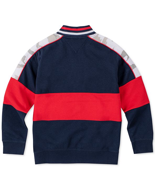 Tommy Hilfiger Toddler Boys Pieced Colorblocked Track Jacket & Reviews