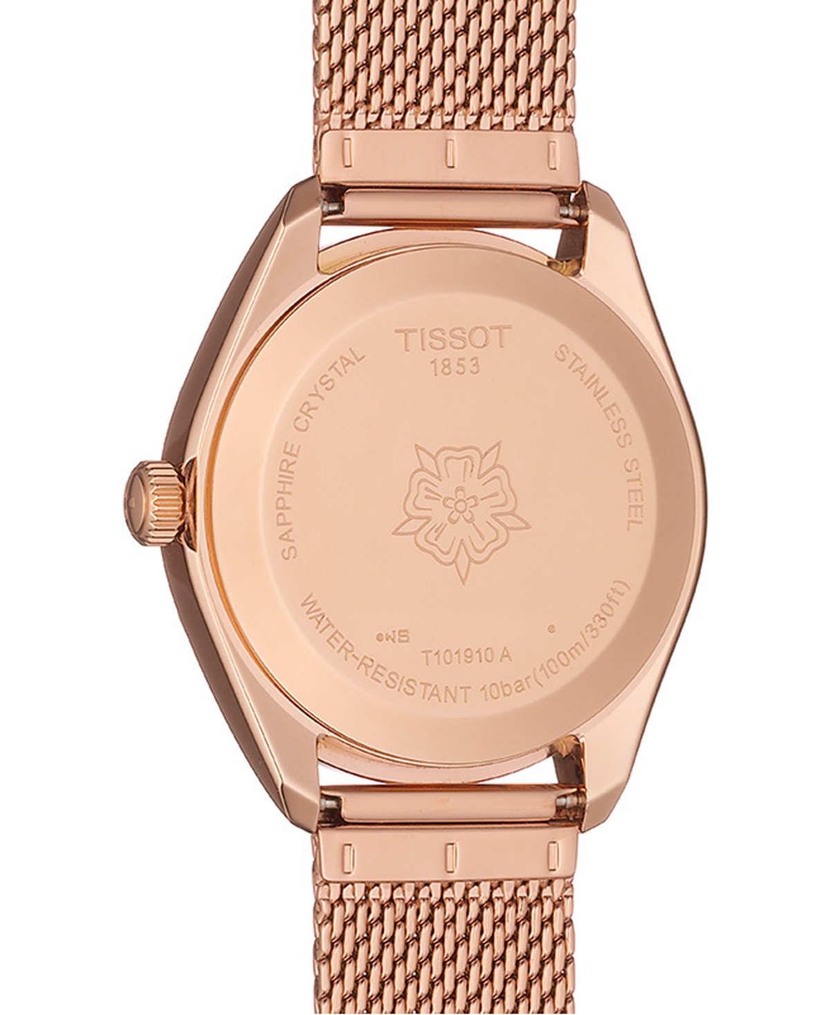 Tissot Women's Swiss Pr 100 Sport Chic T-ClassicTone Stainless Steel Mesh Bracelet Watch 36mm - Rose Gold