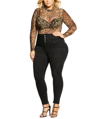 plus size turtleneck bodysuit