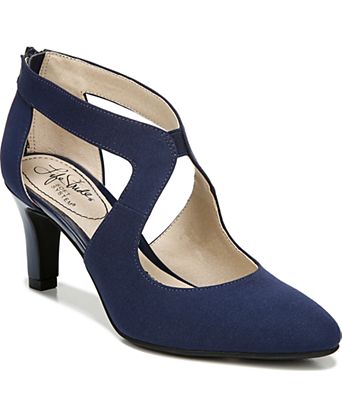 navy dress shoes women 12 Pairs Womens Round Toe High Heel Leather Comfort Fashion Shoes Color Size 5-10 heel orthopedic shoes offer a perfect blend of support and elegance Ladies Dress Shoes Frankel's