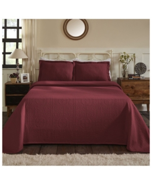 Superior Medallion Jacquard Matelasse 2 Piece Bedspread Set Twin