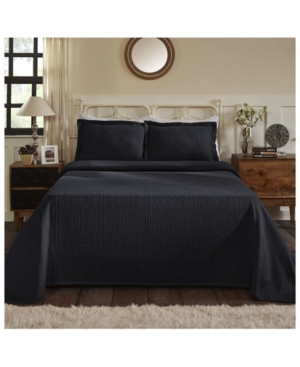 Superior Medallion Jacquard Matelasse 2 Piece Bedspread Set Twin