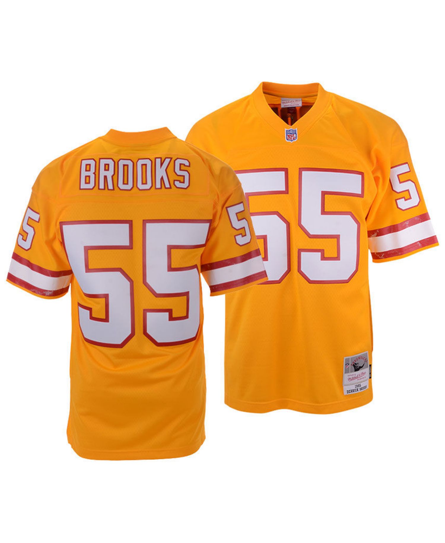 Men's Derrick Brooks Orange Tampa Bay Buccaneers Legacy Replica Jersey