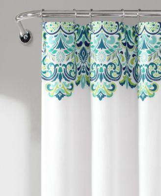 Clara Bohemian Shower Curtain, 72" x 72"