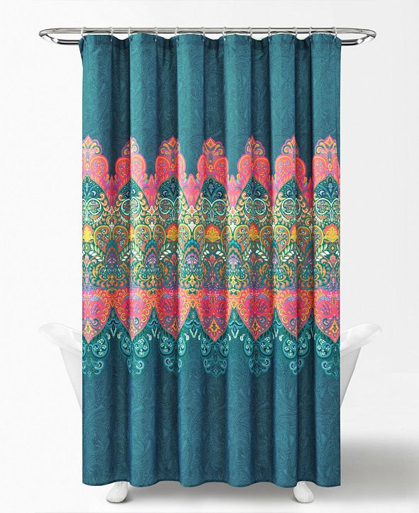 Lush Décor Boho Chic 14Pc Shower Curtain Set & Reviews Shower