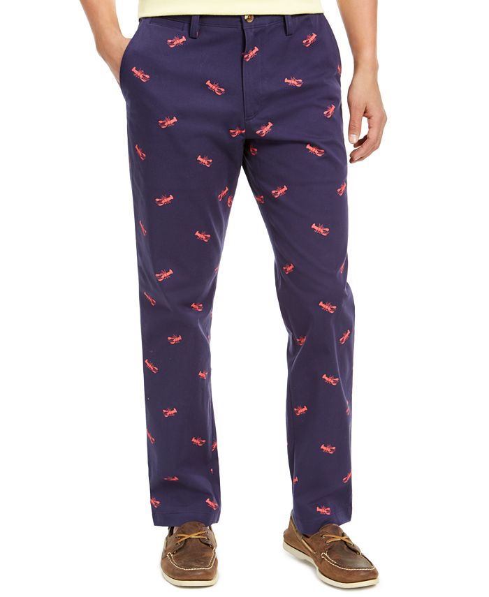 Club Room Men's Lobster Graphic Pants, Created for Macy's - Macy's