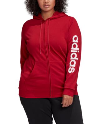 adidas hoodie women's plus size