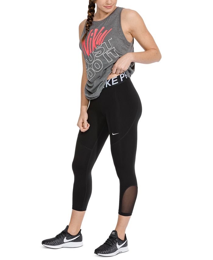 Nike Women's Pro Cropped Leggings - Macy's