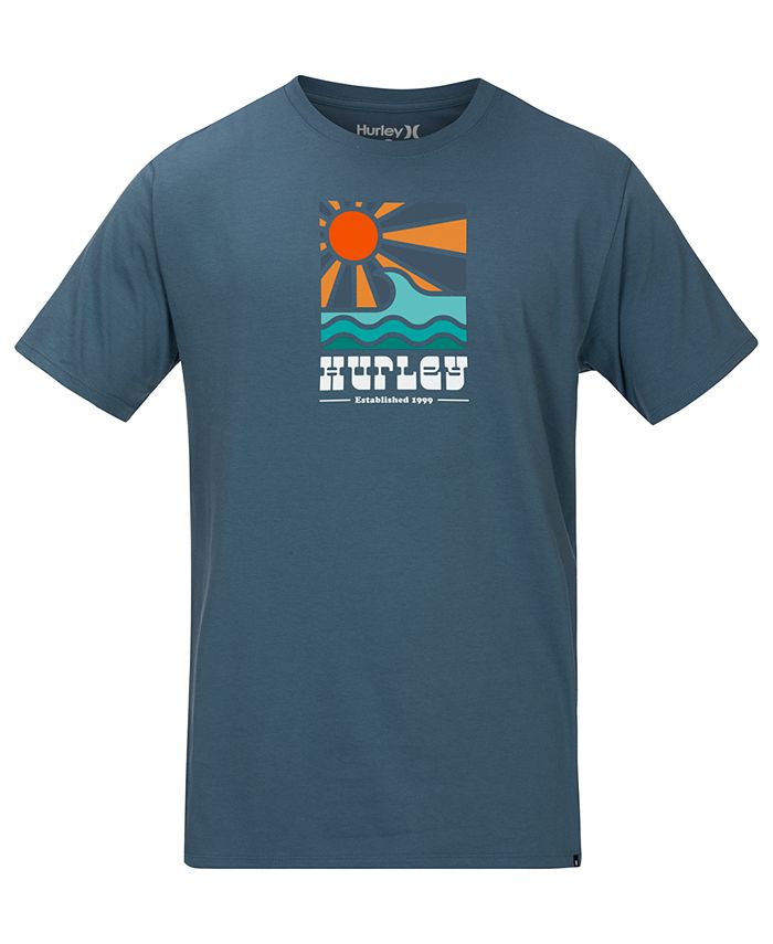 Hurley Men's Surfing Time Graphic T-Shirt & Reviews - T-Shirts - Men ...