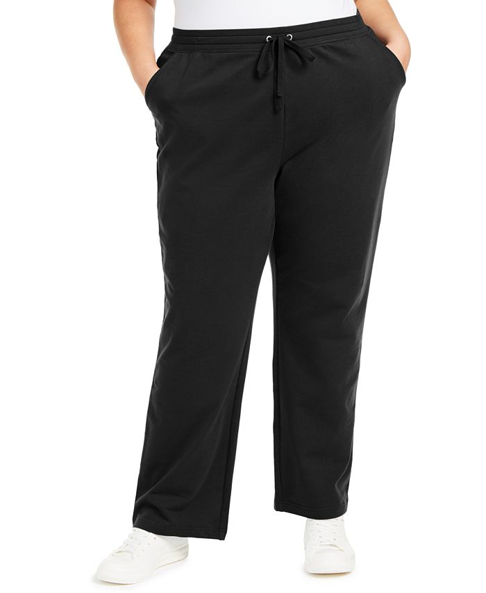 Karen Scott Plus Size French Terry Capri Pants, Created for Macy's