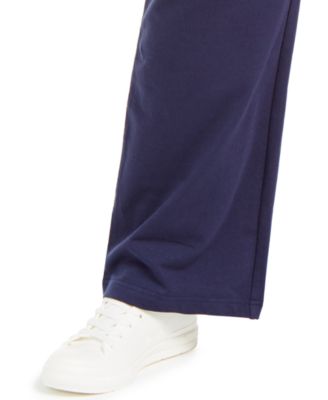 Giubbotto Karen Scott French Terry Blu Donna Taglia L (12-14) - Chiusura Zip