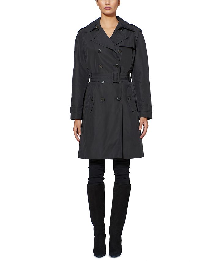 kate spade new york Double-Breasted Belted Trench Coat & Reviews - Coats &  Jackets - Women - Macy's