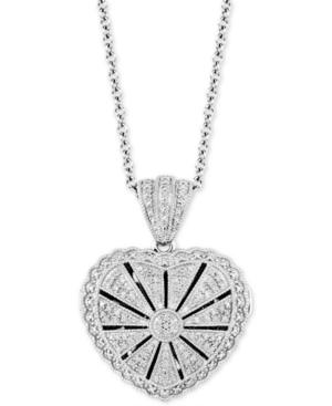 image of Diamond Heart Locket 20