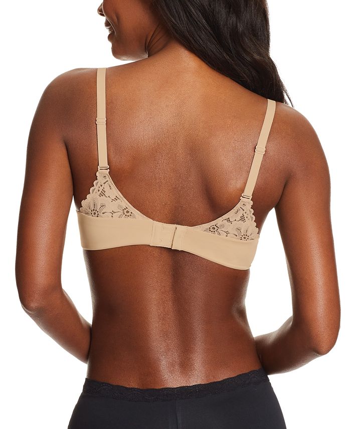 Maidenform One Fab Fit Extra Coverage Lace T-Back Bra_Black_34C at   Women's Clothing store