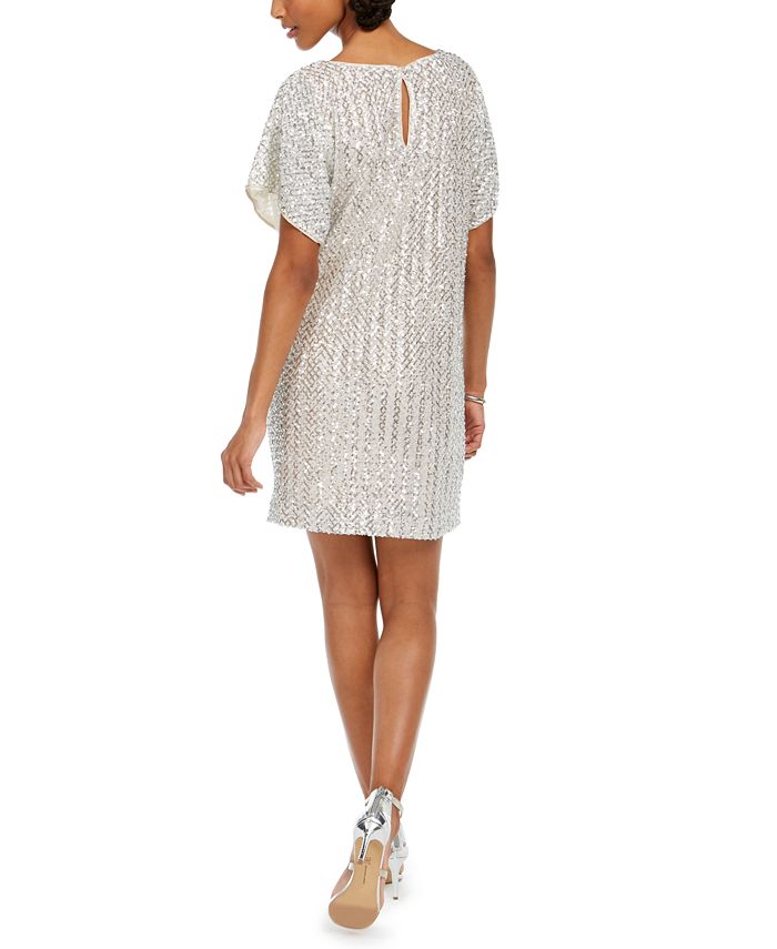 Vince Camuto Sequined Shift Dress - Macy's