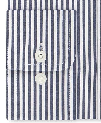 Lauren Ralph Lauren Men's Regular-Fit Ultraflex Stripe Dress Shirt - Macy's