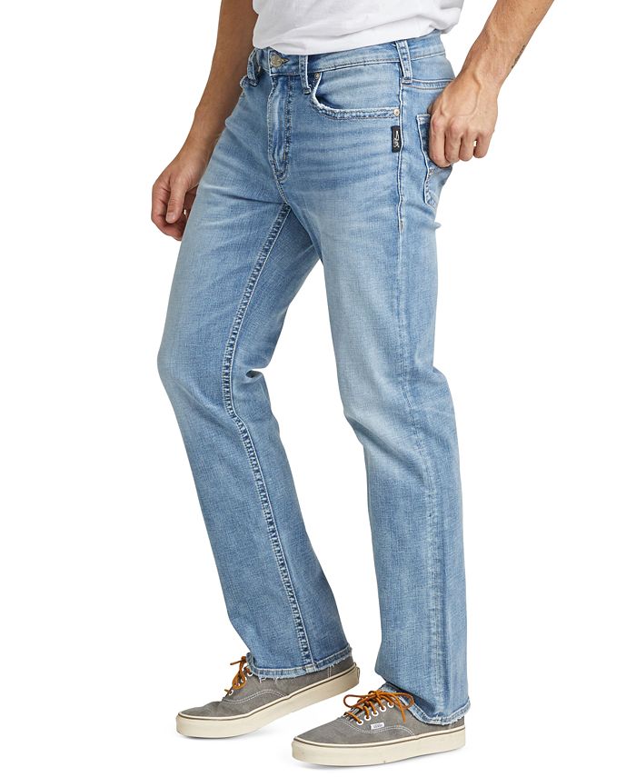 Silver Jeans Co. Men's Grayson EasyStraight Fit Stretch Jeans Macy's