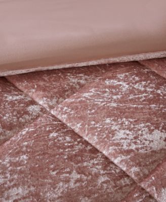 Felicia Velvet 3-Pc. Duvet Cover Set, Twin/Twin XL