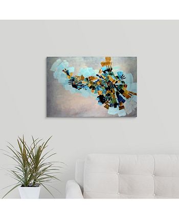GreatBigCanvas - 24 in. x 16 in. "Kaleidoscope" by  Kari Taylor Canvas Wall Art