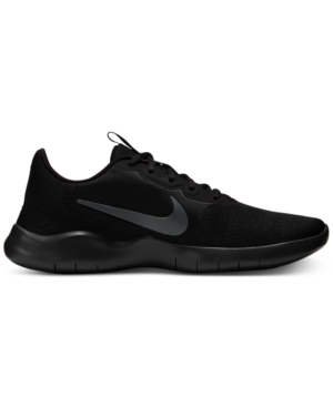 Nike Men's Flex Experience Rn 9 Extra Wide Width Running Sneakers From Finish Line In Black/dk Smoke Grey
