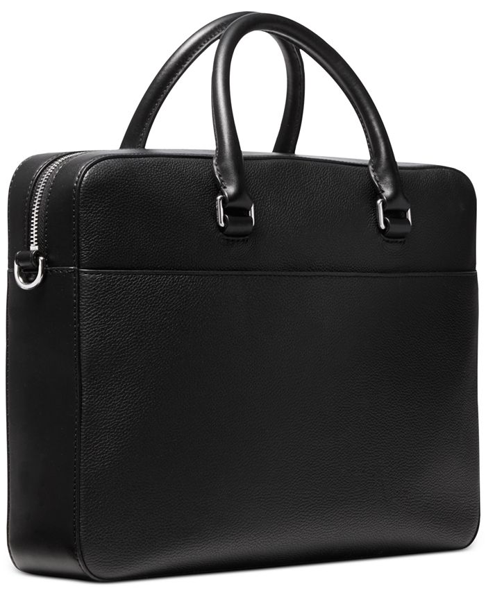 Michael Kors Men's Mason Explorer Leather Briefcase - Macy's