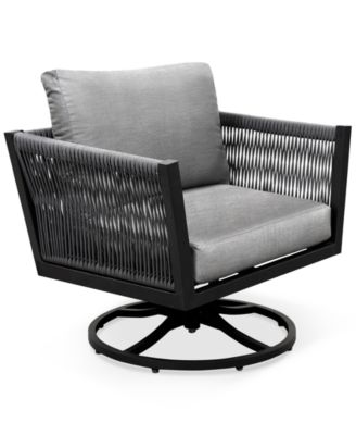 black patio swivel chairs