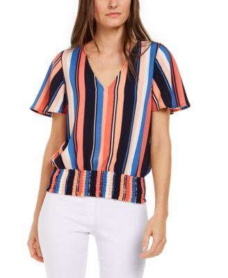 macys michael kors petite tops