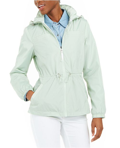 Maralyn Me Juniors Drawstring Anorak Jacket Reviews Coats Women Macy S