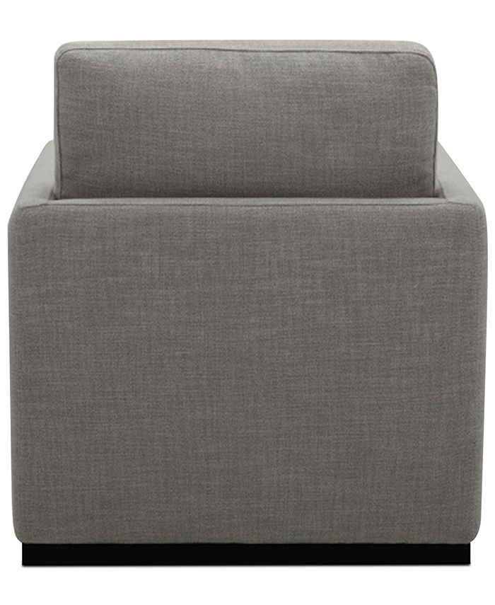 Furniture CLOSEOUT! Joud Fabric Accent Swivel Chair & Reviews