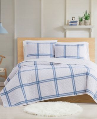 Cottage Classics - Farmhouse Plaid 3-Piece King Quilt Set