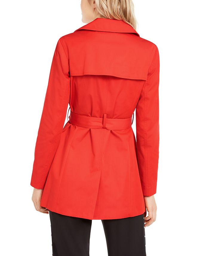 Michael kors top sateen trench coat