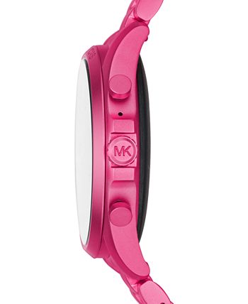 Michael kors access unisex 45mm outlet silvertone bradshaw touchscreen smart watch