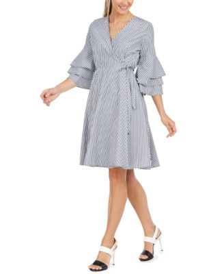 cotton wrap dress