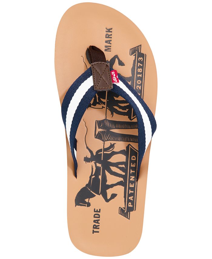 Levi's Men's Two Horse Flip Flops Macy's