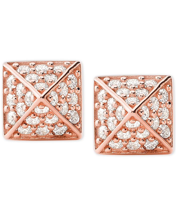Michael kors triangle earrings shop