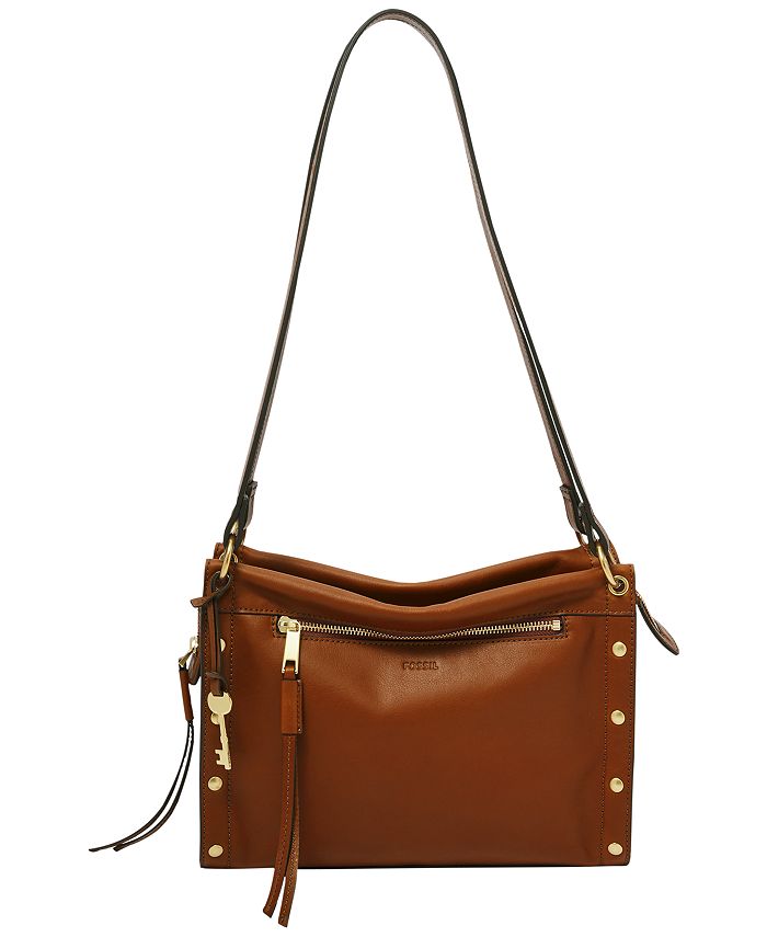 Fossil allie leather satchel clearance